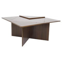 Vittorio Introini Rare Vintage Folding Wooden Table for Sormani