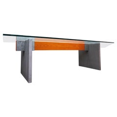 Vittorio Introini "Ritmus" Dining Table by Saporiti Italia, Italy, 1970s, Signed
