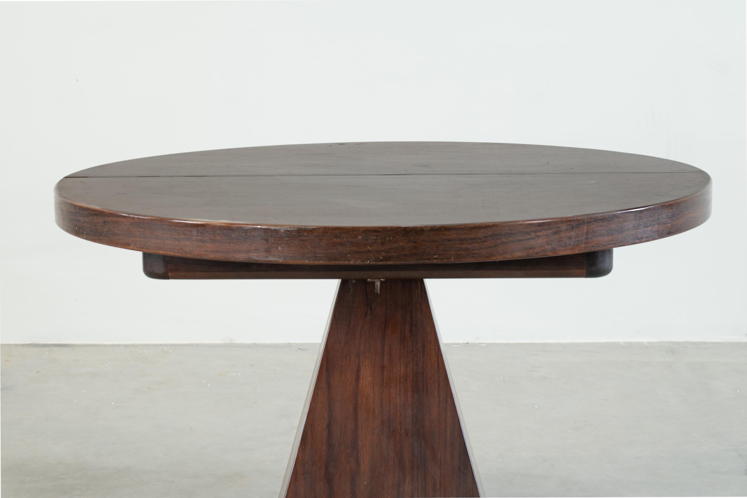 Mid-Century Modern Vittorio Introini Dining Table Chelsea with Extension for Saporiti, 1960s