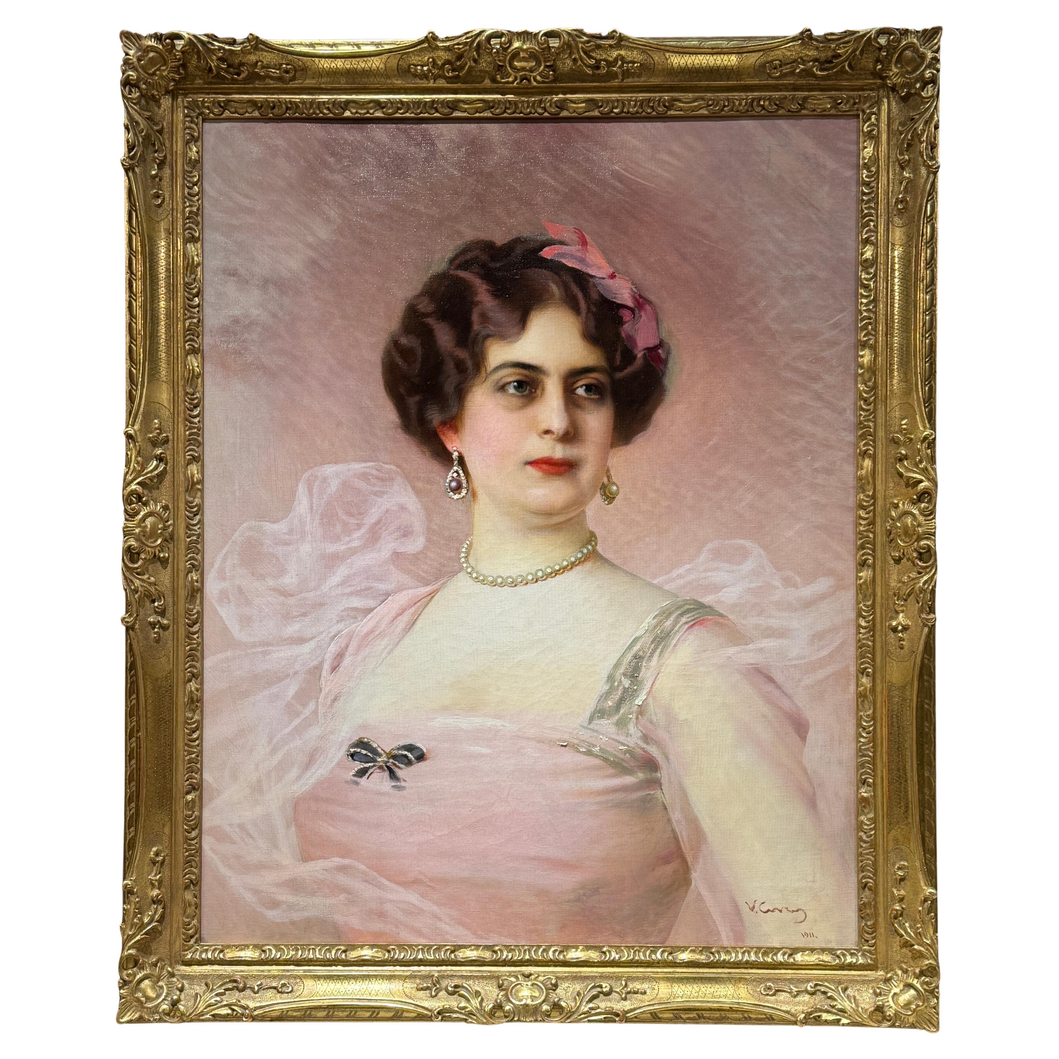 Vittorio Matteo Corcos Portrait of Princess Marija Pavlovna Demidoff