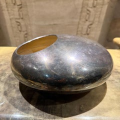 Vittorio Mazzuconni Firenze Bowl Silver-Plated Vide Poche Vase Post-Modern