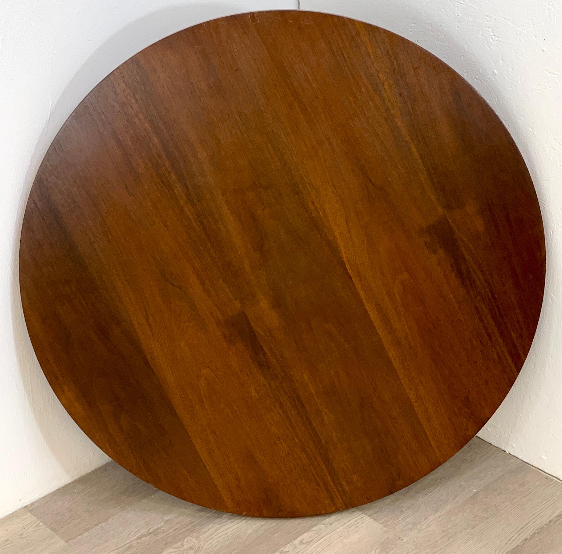 Mahogany Vittorio Nobili for Fratelli Tagliabue Circular Table For Sale