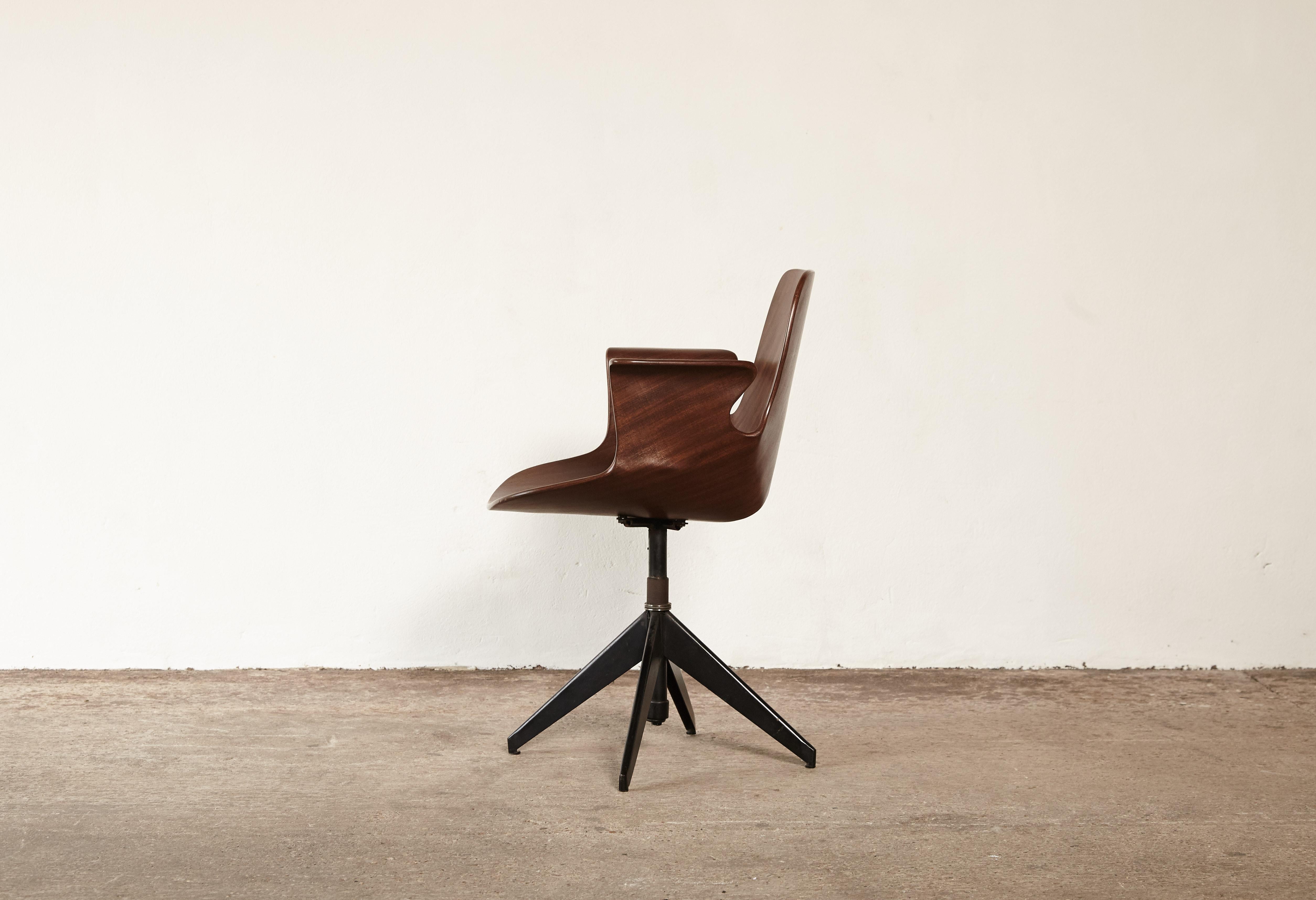 20th Century Vittorio Nobili for Fratelli Tagliabue Desk Chair, Italy, 1950s