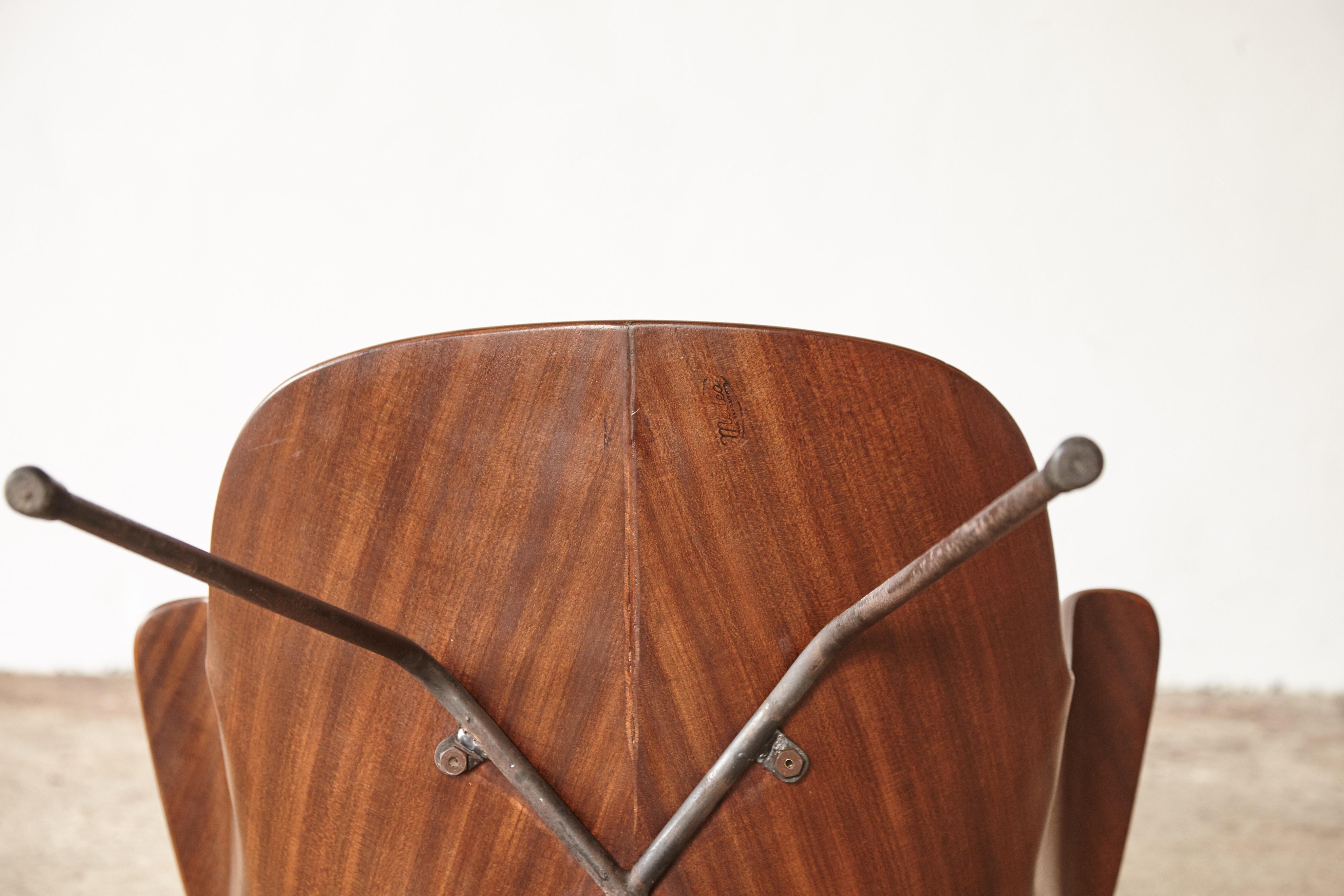 Vittorio Nobili for Fratelli Tagliabue Medea Chair, Italy, 1950s For Sale 2
