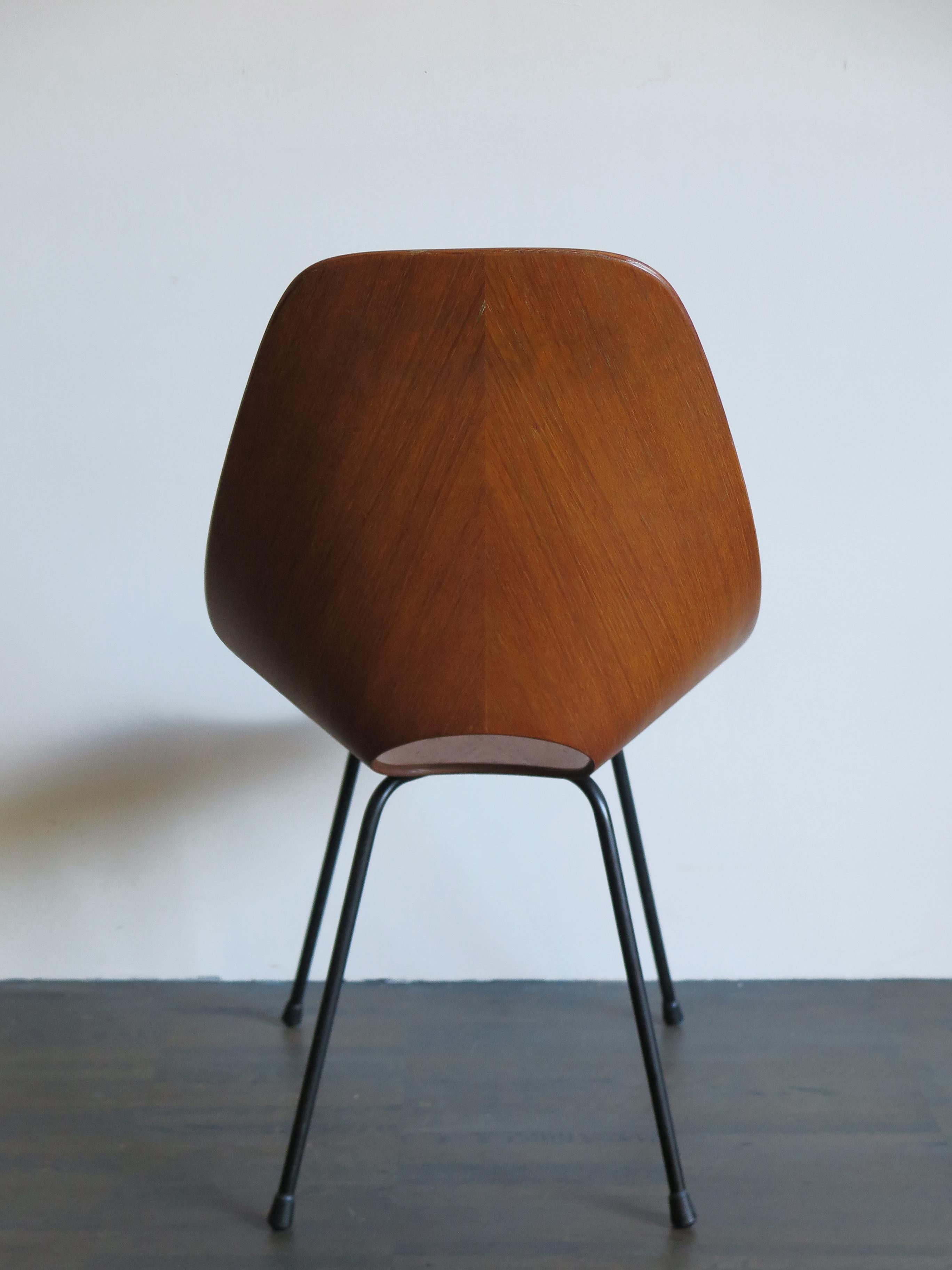 Vittorio Nobili Italian Wood Medea Chairs for Fratelli Tagliabue, 1950s For Sale 4