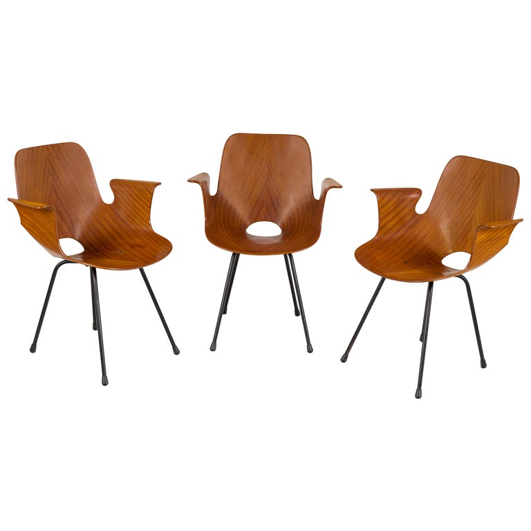 Vittorio Nobili "Medea 102" Armchairs for Fratelli Tagliabue, Italy, 1950s For Sale