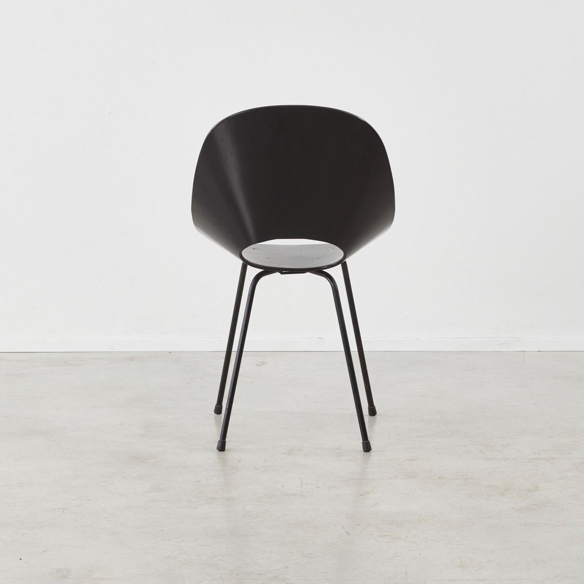Plywood Vittorio Nobili Medea Chair for Fratelli Tagliabue, Italy 1955 For Sale