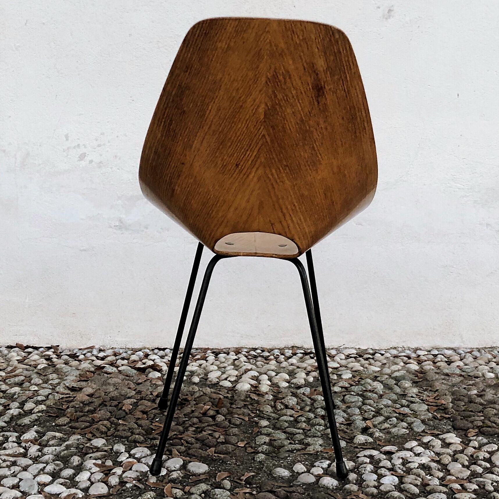 Vittorio Nobili Midcentury Ash Wood Medea Dining Room Chairs, 1956, Set of Four For Sale 10