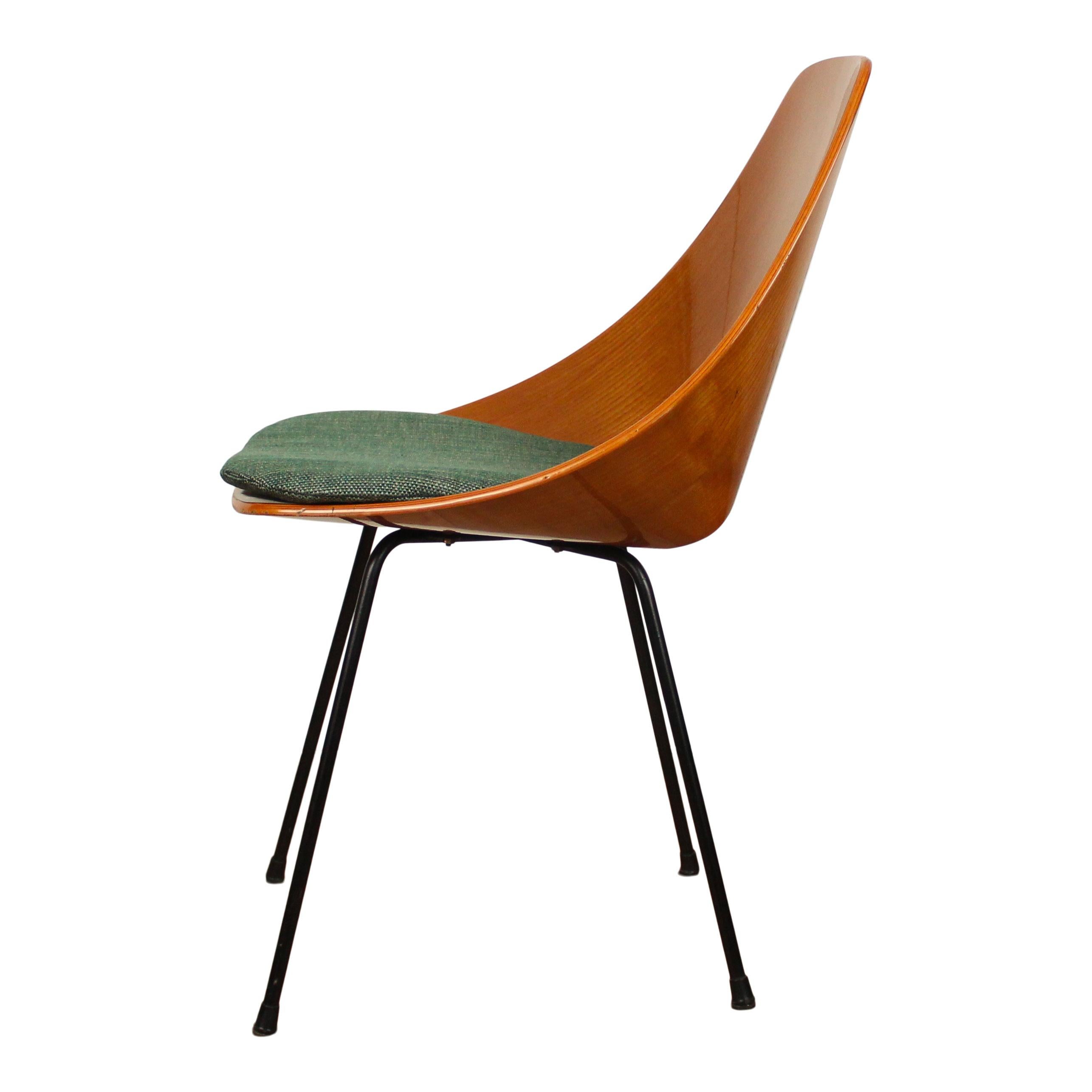 Vittorio Nobili Midcentury Beech Wood Medea Dining Room Chairs, 1956, Set of 4 For Sale 6