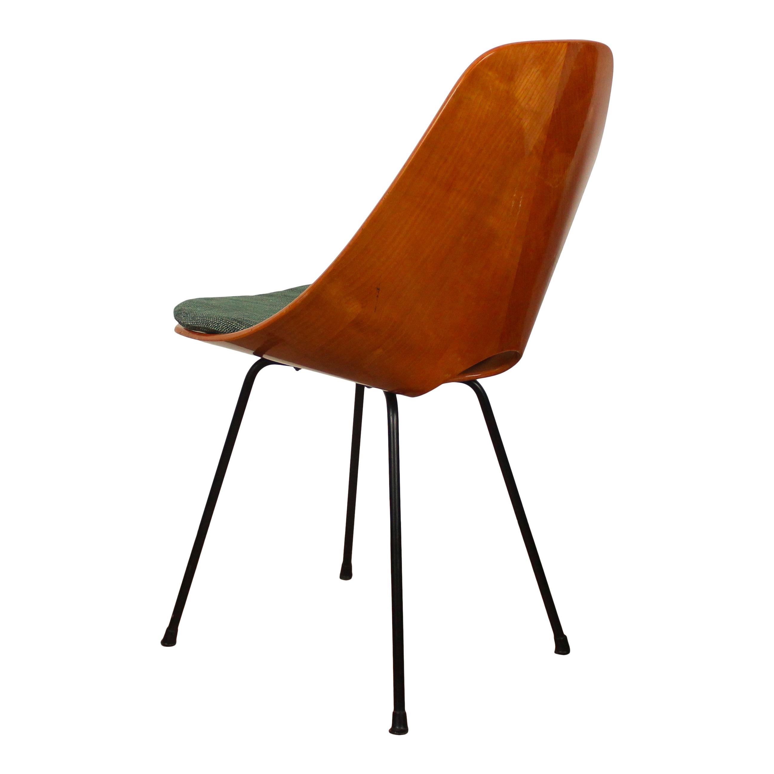 Vittorio Nobili Midcentury Beech Wood Medea Dining Room Chairs, 1956, Set of 4 For Sale 8