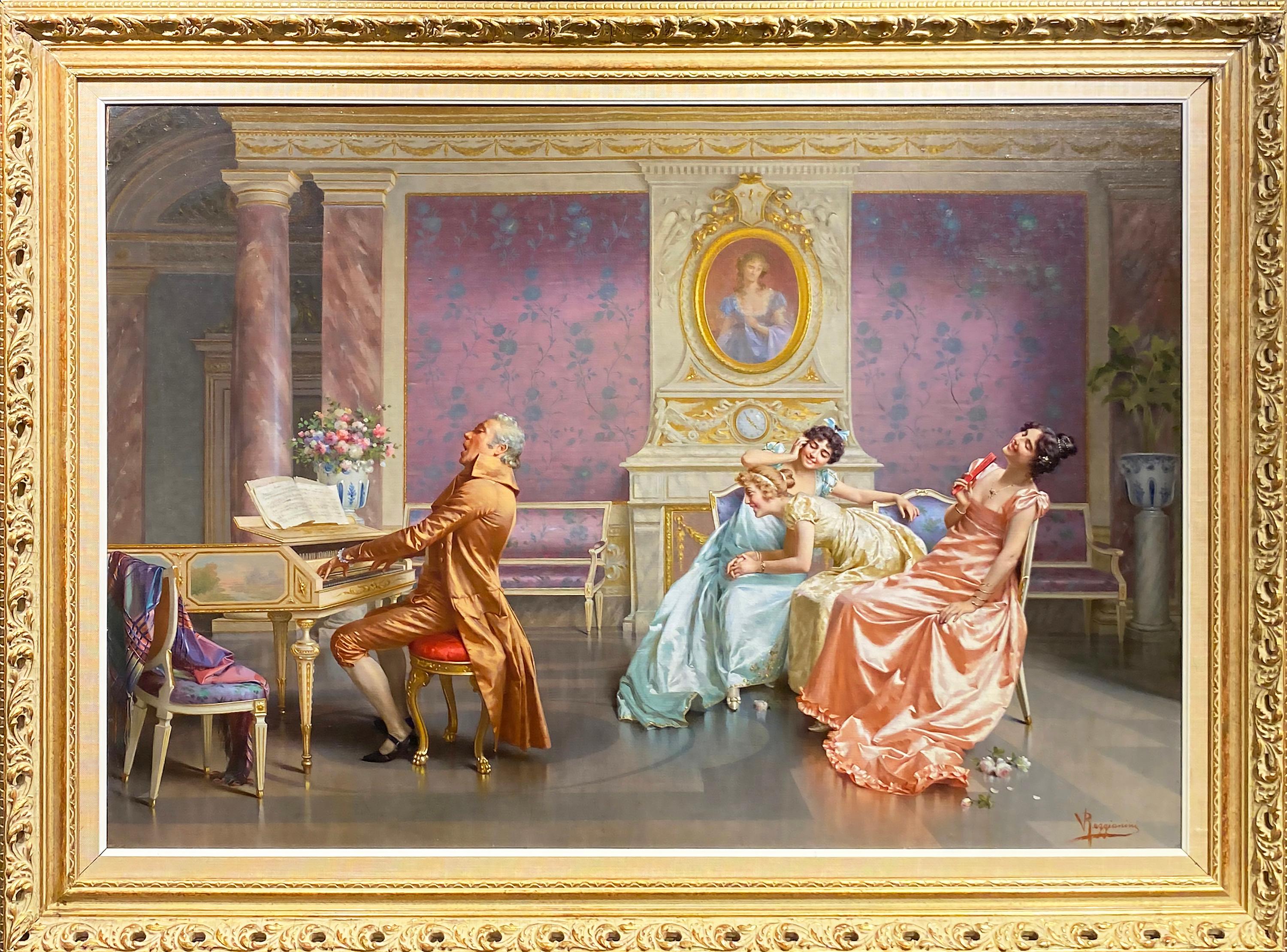 Il Concerto di Pianoforte - Painting by Vittorio Reggianini