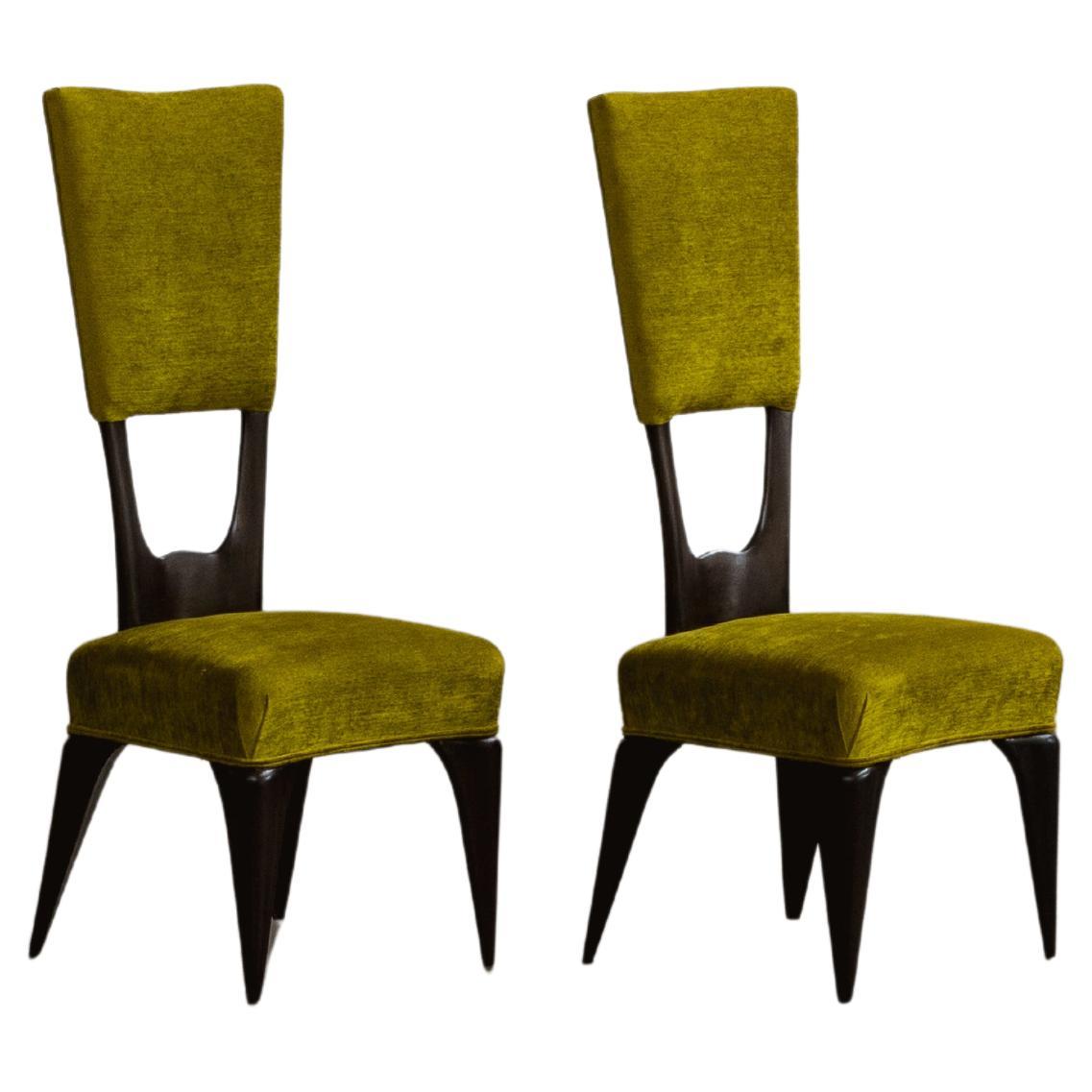 Vittorio Valabrega Dining Chairs, 1950, Set of 2