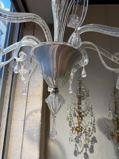 Vittorio zecchin chandelier Murano Venice circa 1930
