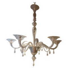 Vittorio zecchin chandelier Murano Venice circa 1930
