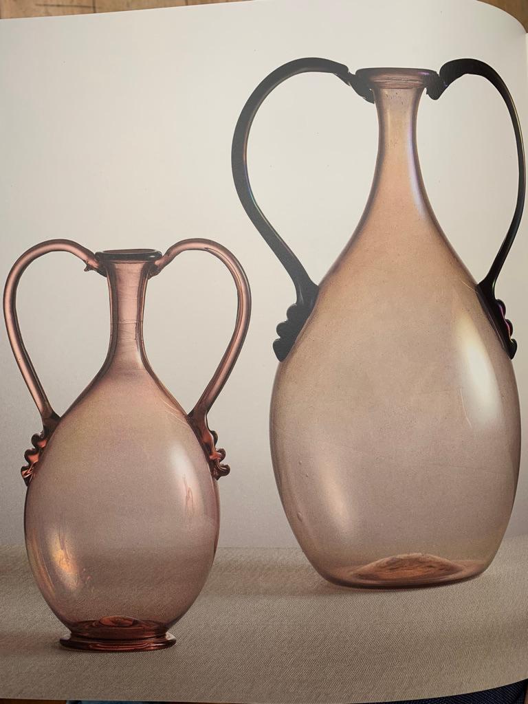 Vittorio Zecchin for Venini Early XX Century Signed Blown Murano Glass Vase For Sale 14