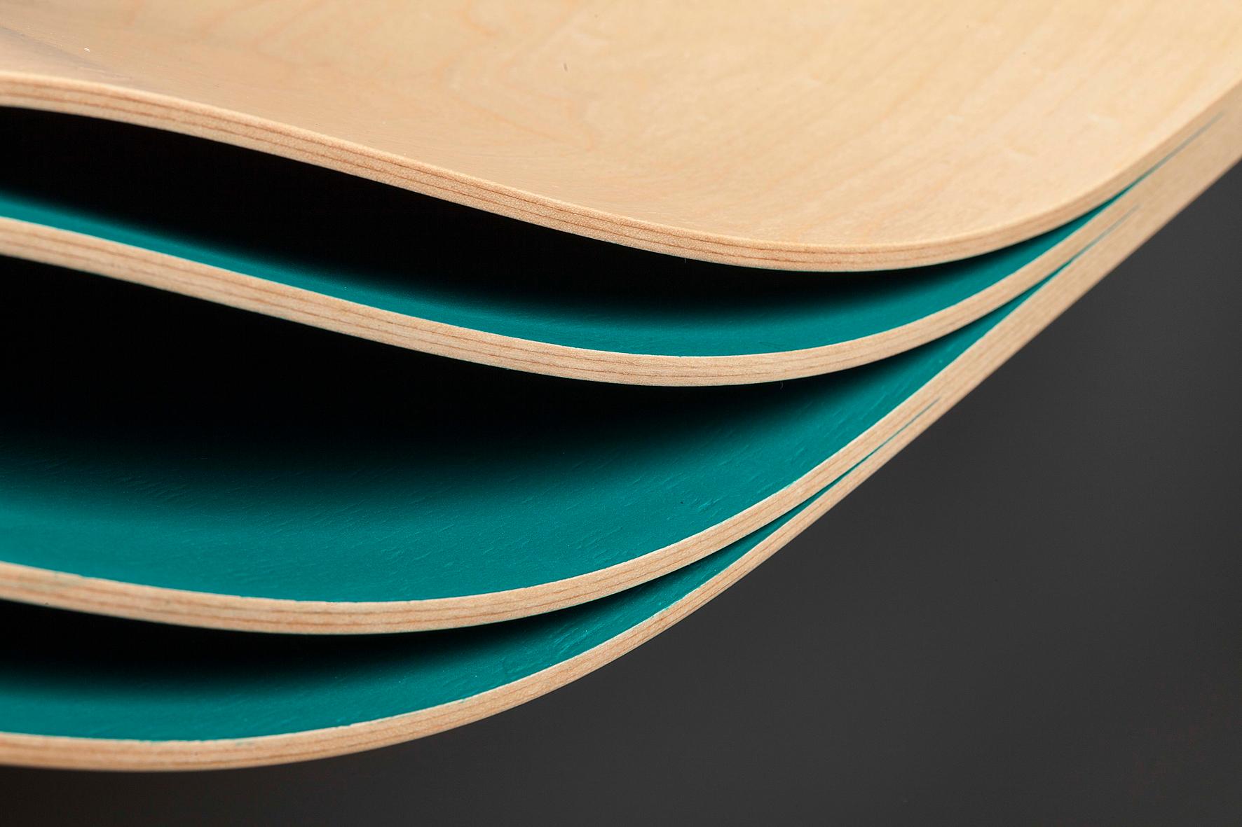 wave floating shelf
