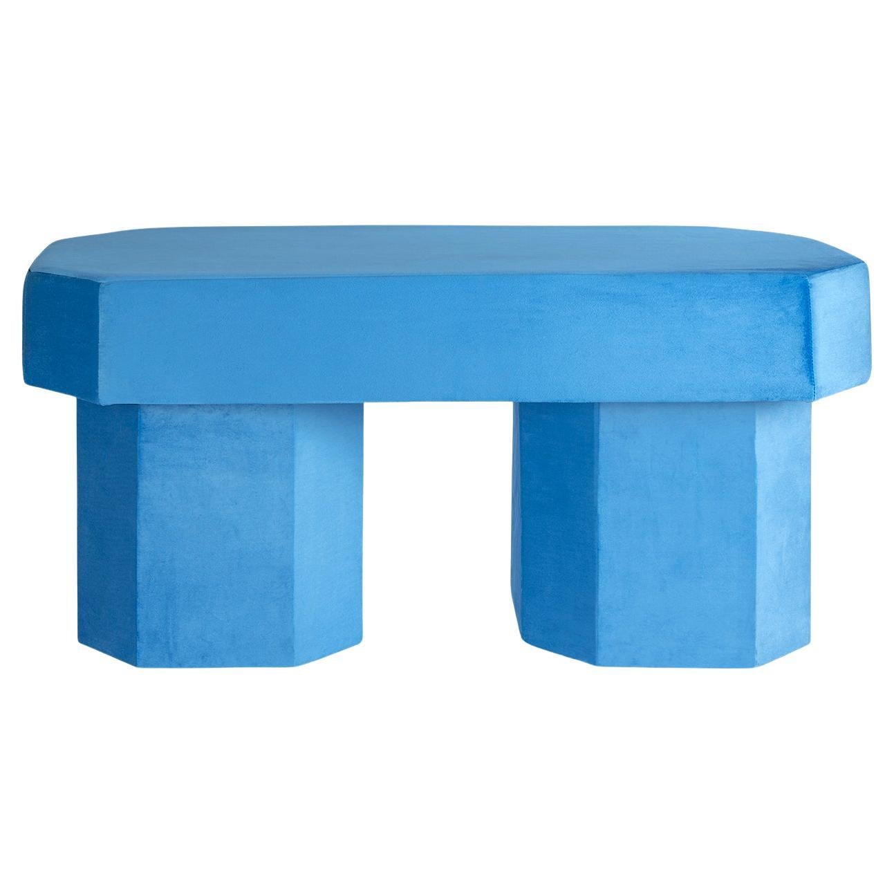Viva Blue Bench by Houtique For Sale