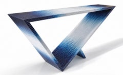 Viva Console Table- Ombre 1 in Glas Mosaic by Neal Aronowitz