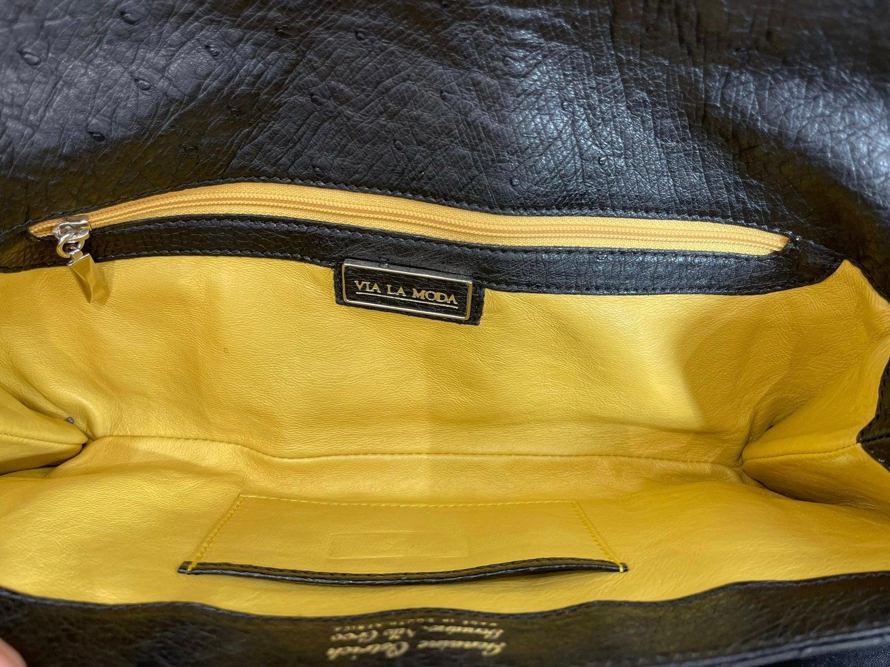 Viva La Moda Hand Made Exotic Clutch Bag For Sale 4