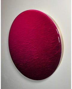 Viva Magenta Small Wall Sculpture by Corine Vanvoorbergen