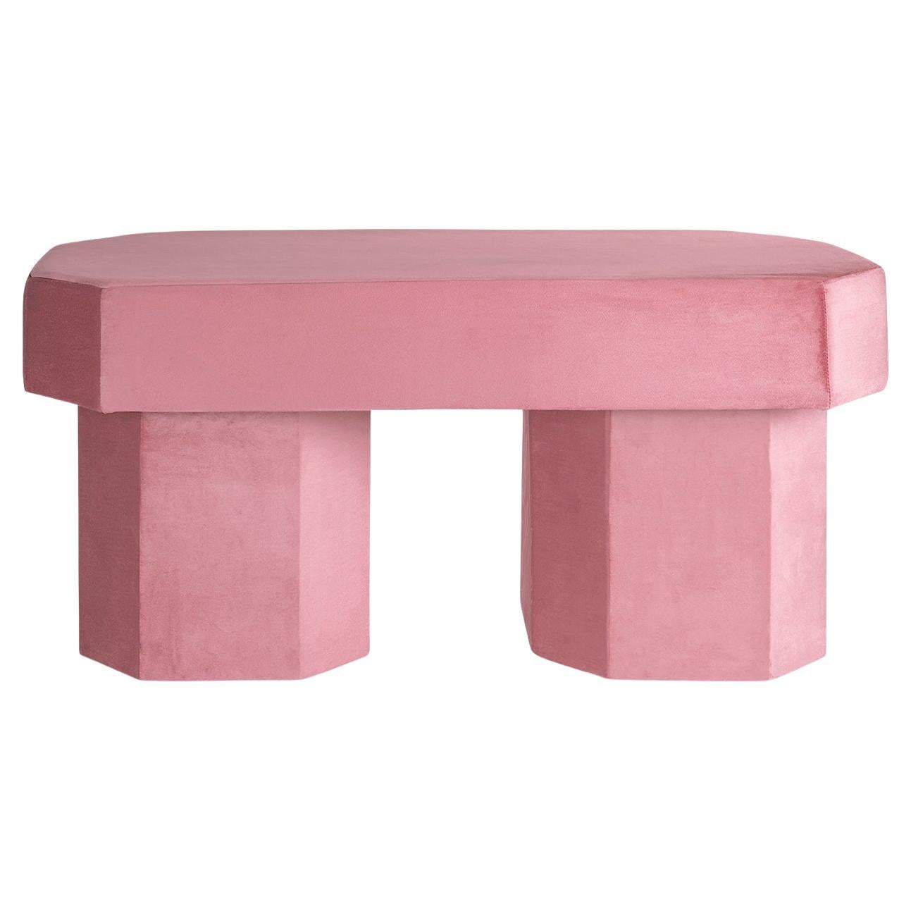 Viva Pink Bench by Houtique For Sale