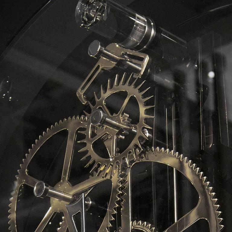 Vivace Teckell Takto Contemporary Mechanical Glass Wall Clock with