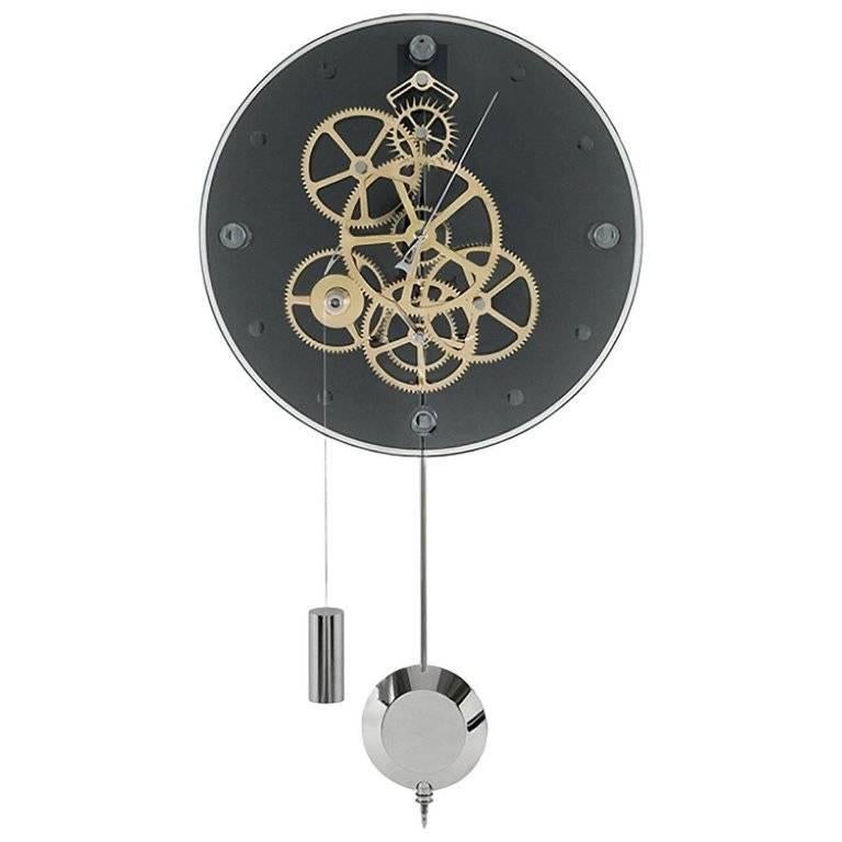 Vivace Teckell Takto Contemporary Mechanical Glass Wall Clock with