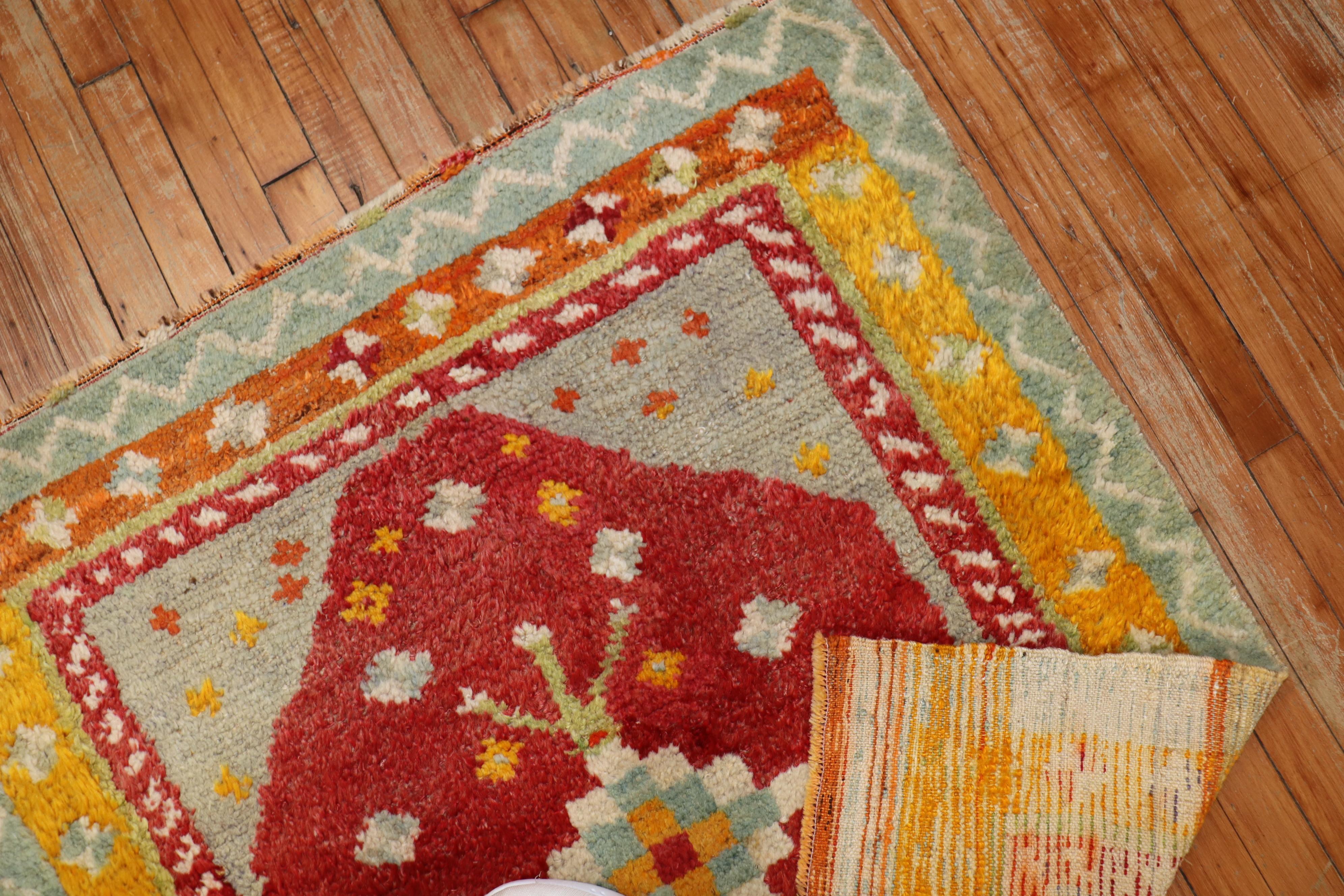 Turco Tappeto Vivacious Turkish Tulu Square Scatter Size in vendita