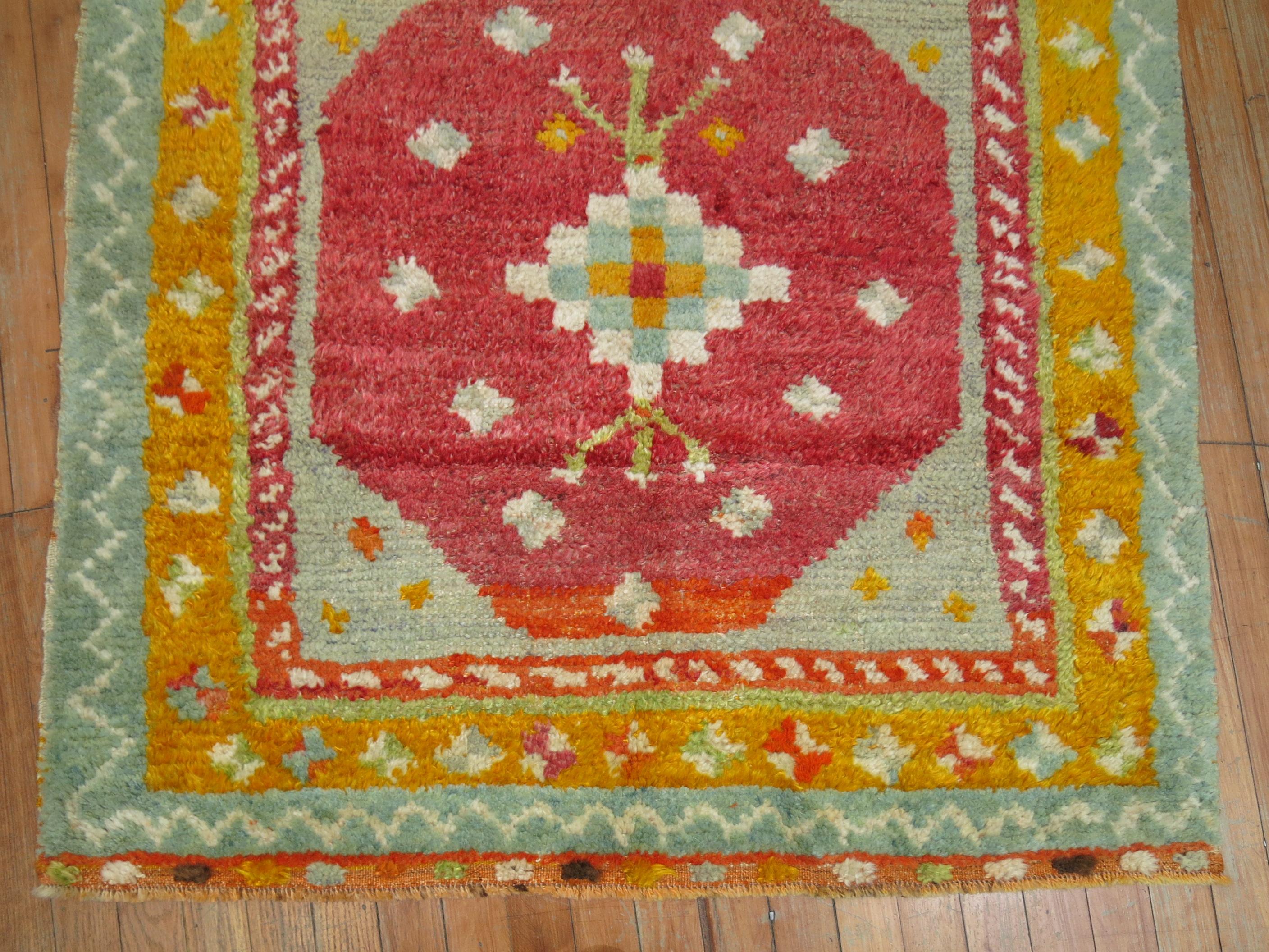 Tappeto Vivacious Turkish Tulu Square Scatter Size in vendita 1