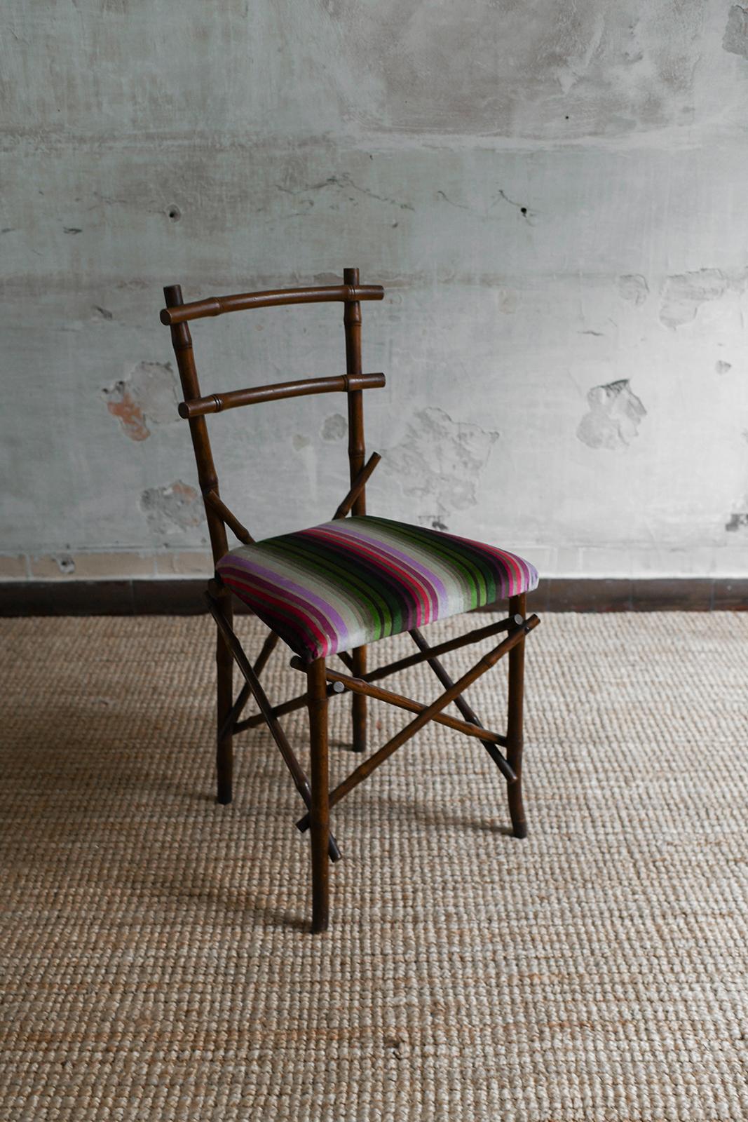 Ensemble de salon en bambou Vivai Del Sud 1970 avec coussins en vente 4