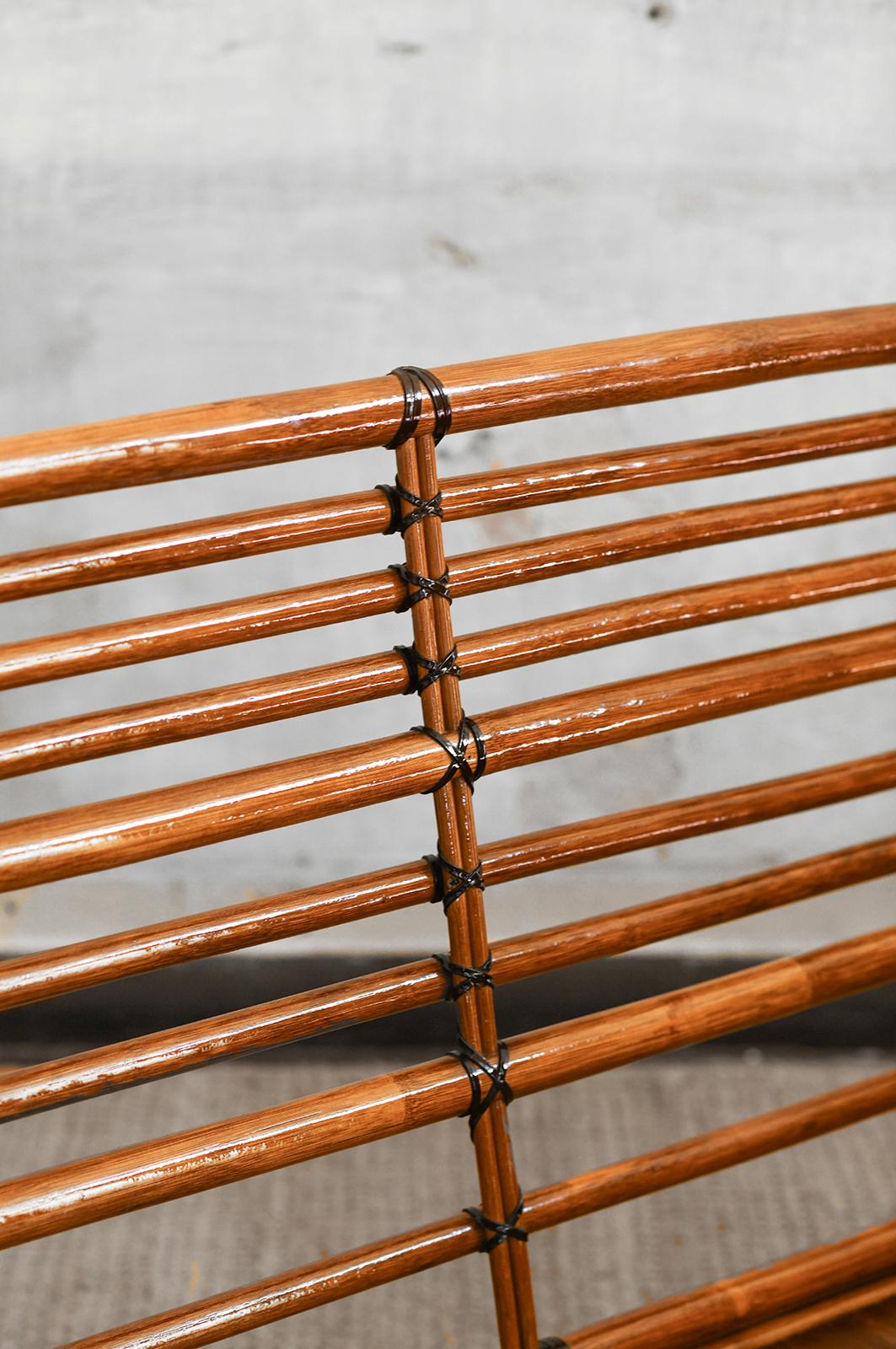 Vivai Del Sud Bamboo Living Room Set For Sale 9