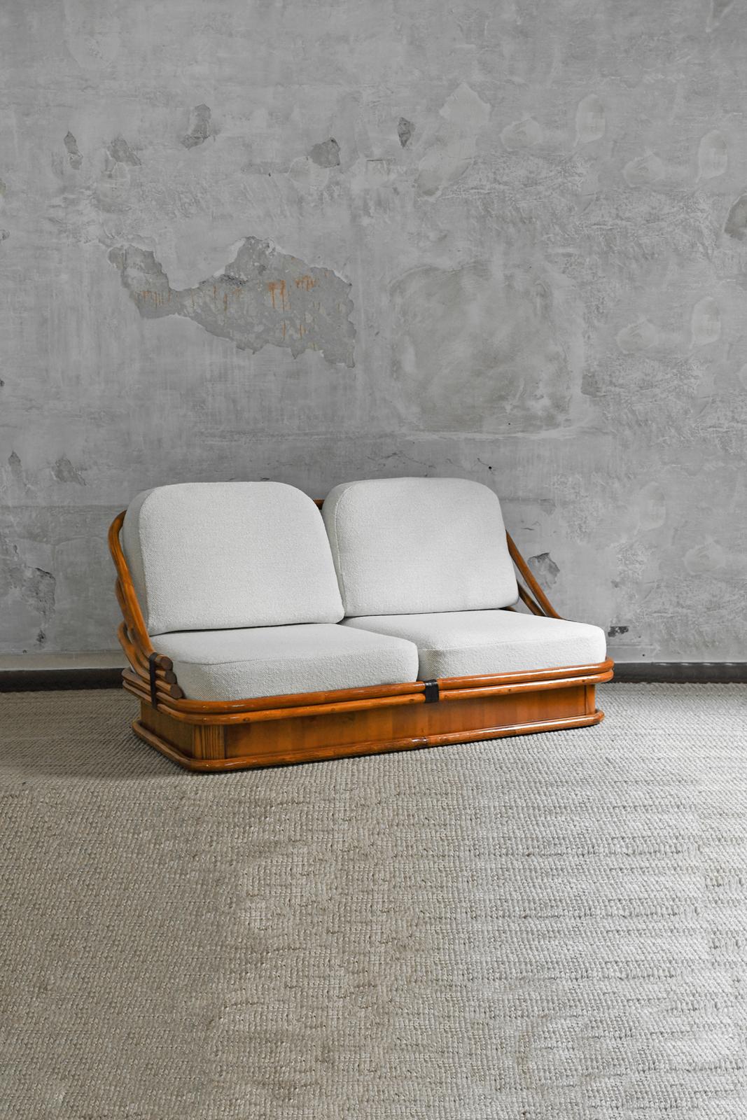 Italian Vivai Del Sud Bamboo Living Room Set For Sale