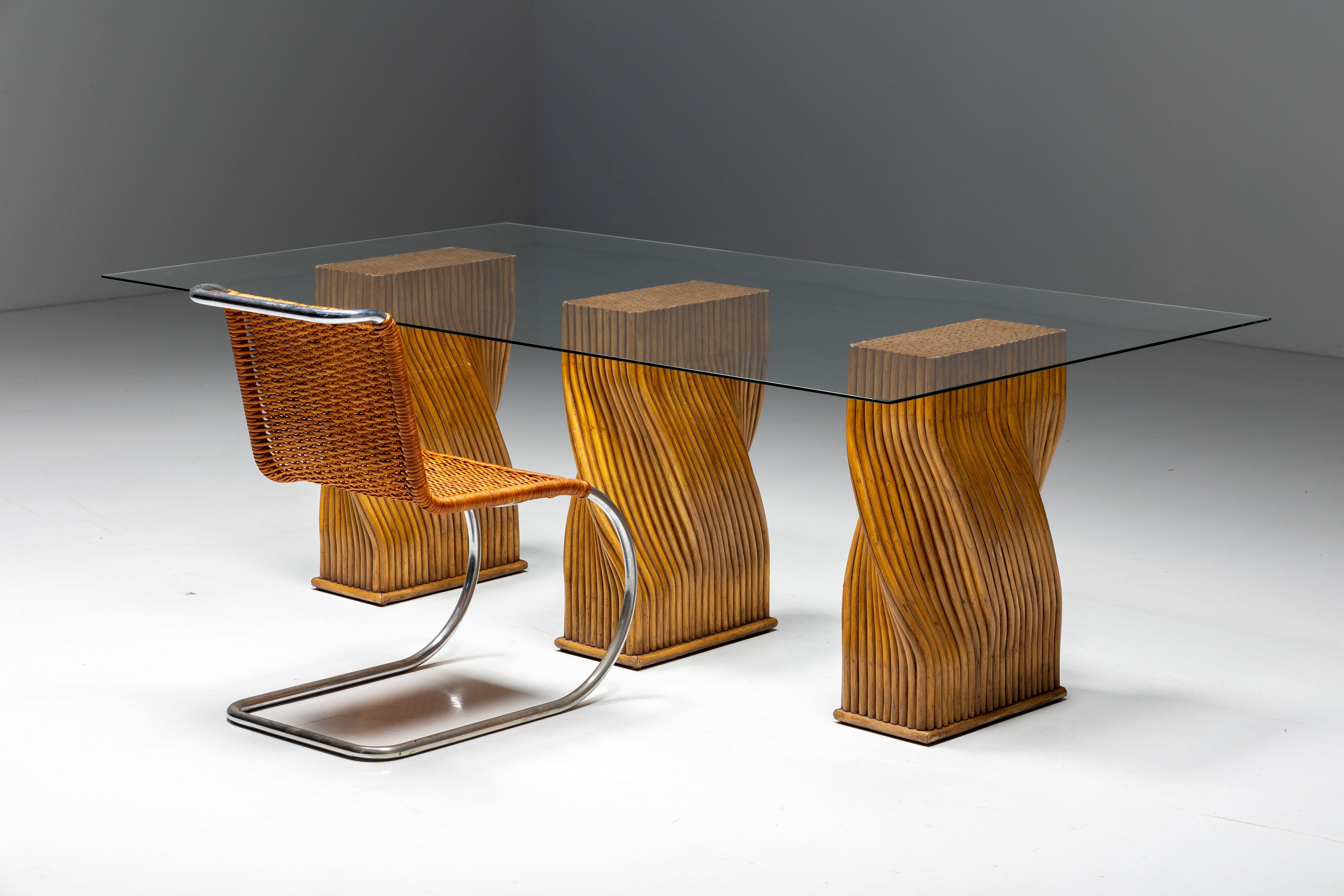 Vivai del Sud Dining Table, Italy, 1970s 6