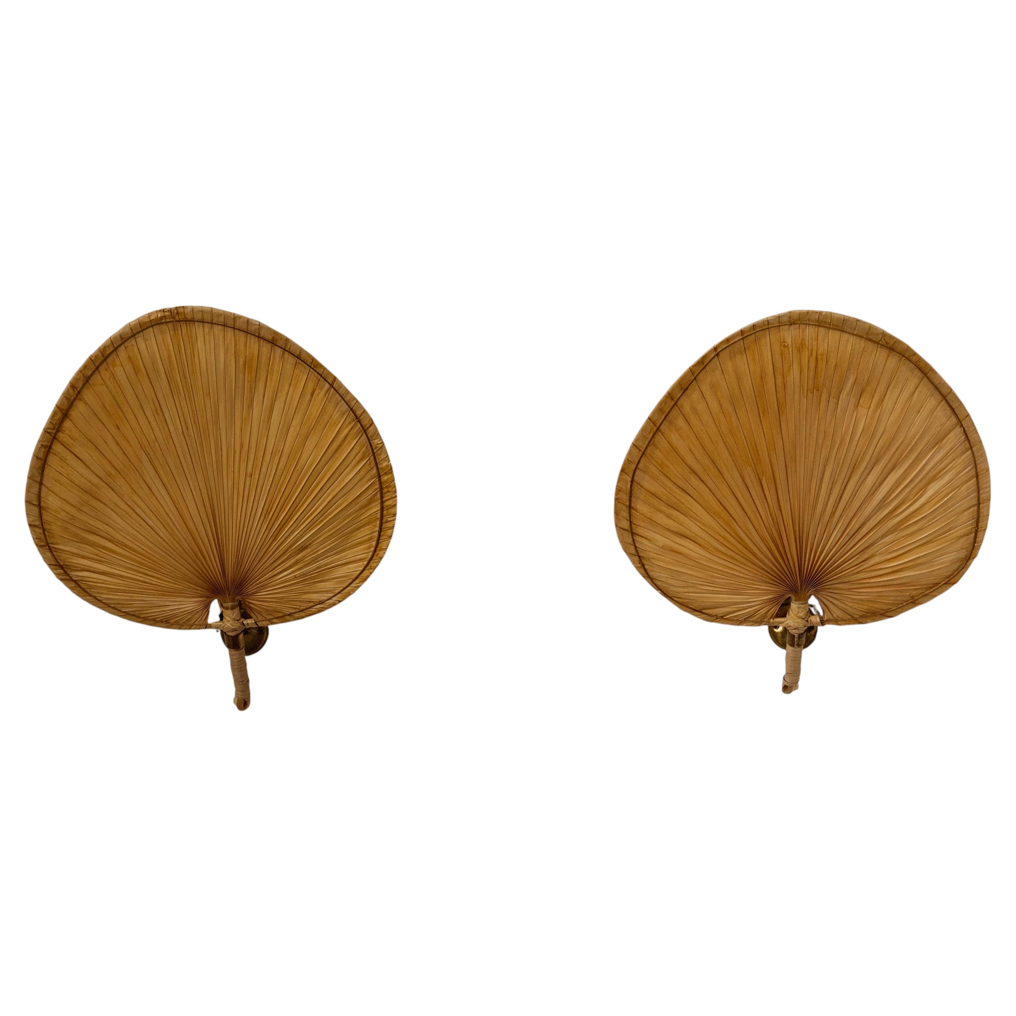 Vivai del Sud Lotus Leaf Wall Lights, 1970s, Set of 2 For Sale