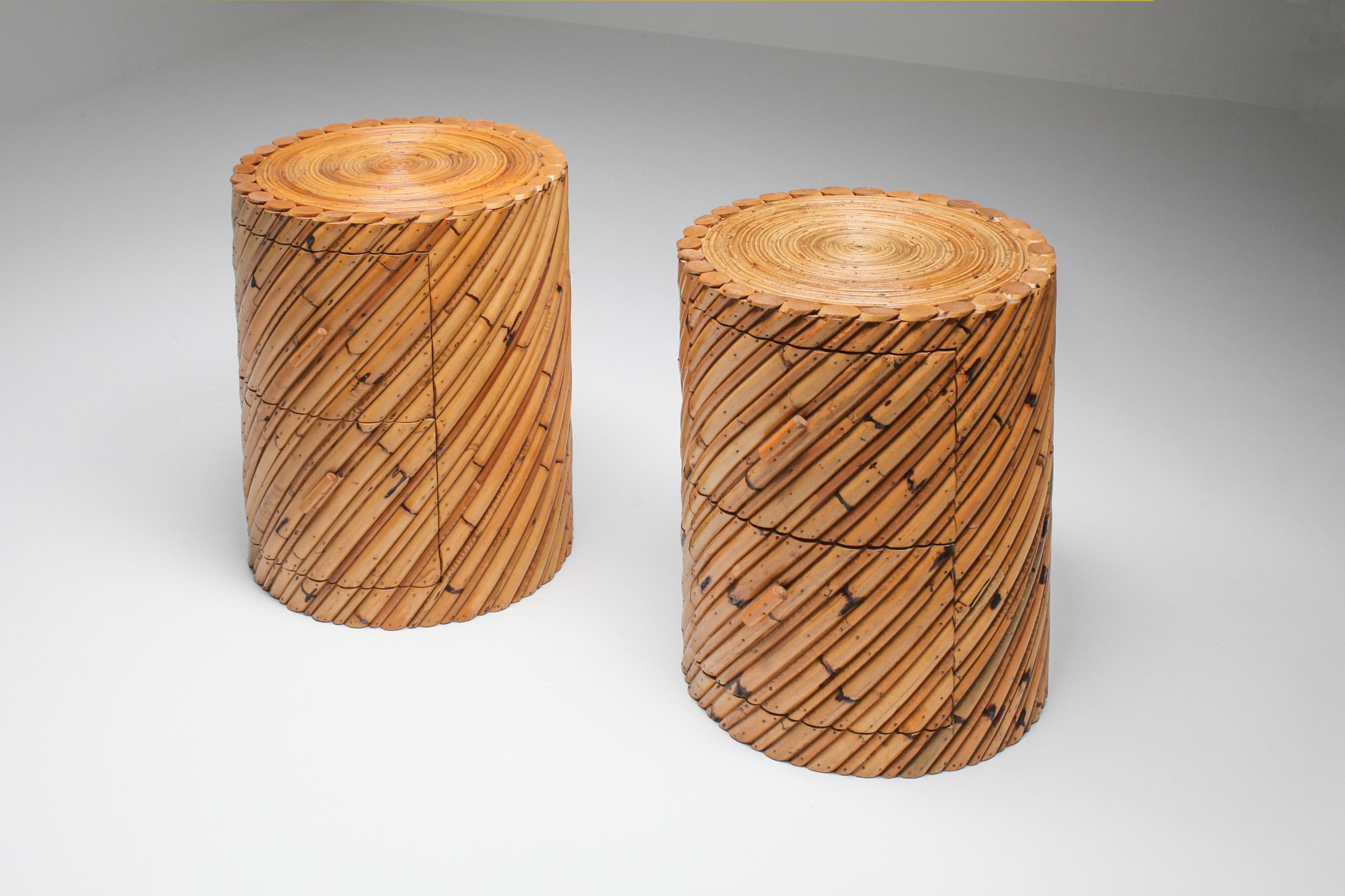 Italian Vivai del Sud Pair of Side Tables