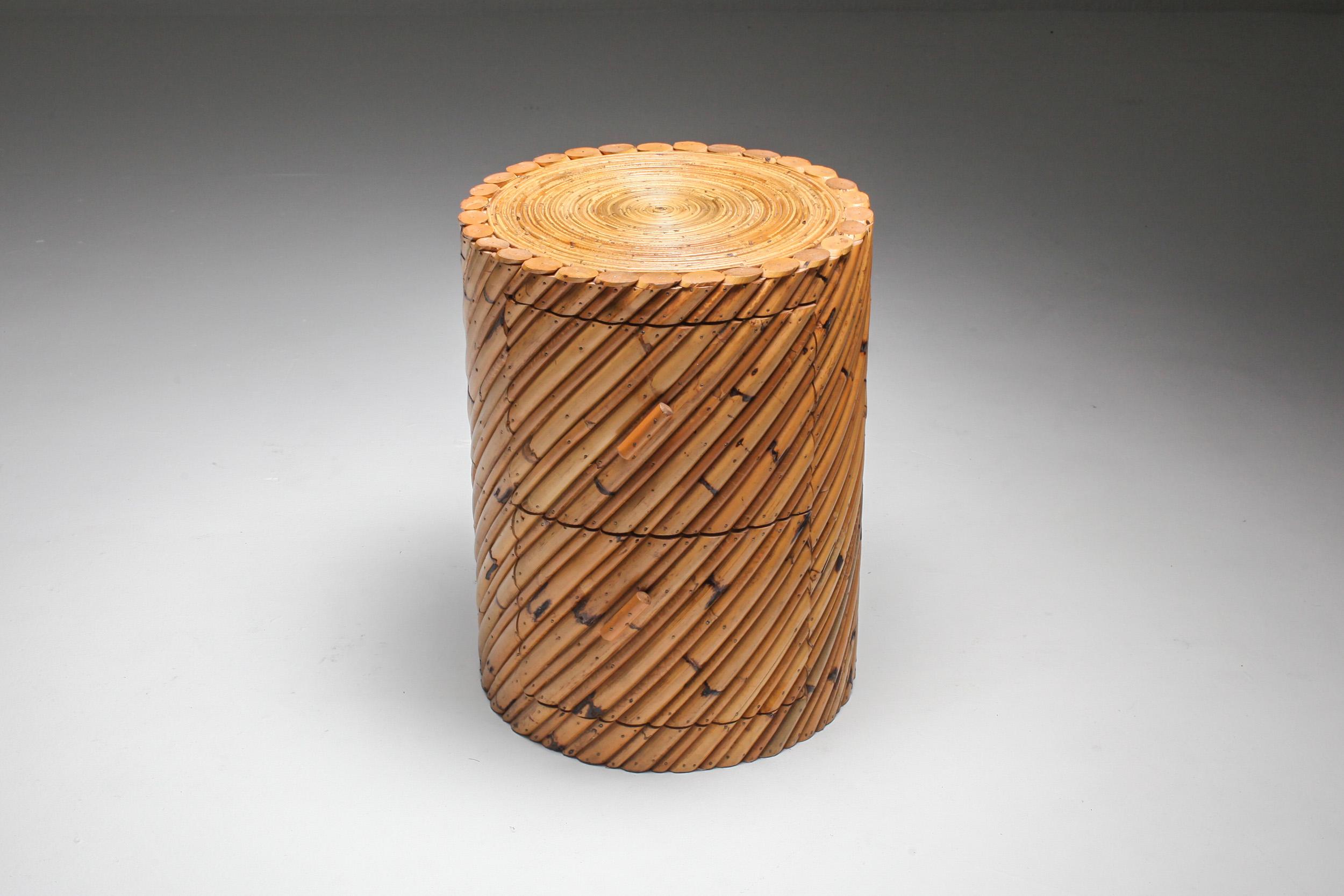 Wicker Vivai del Sud Pair of Side Tables