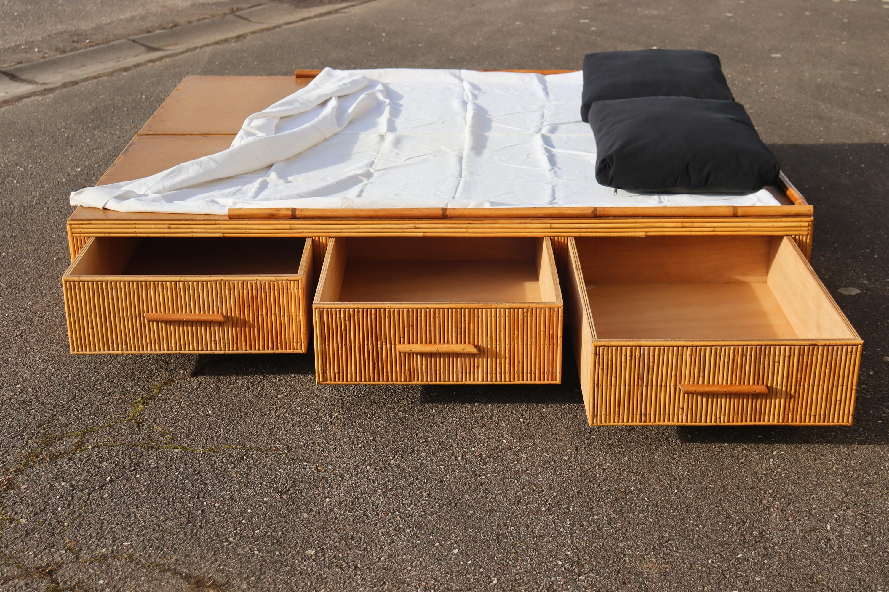 Vivai Del Sud Rattan Bed For Sale 4