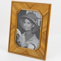 Vivai del Sud, Roma Wicker Marquetry Picture Frame