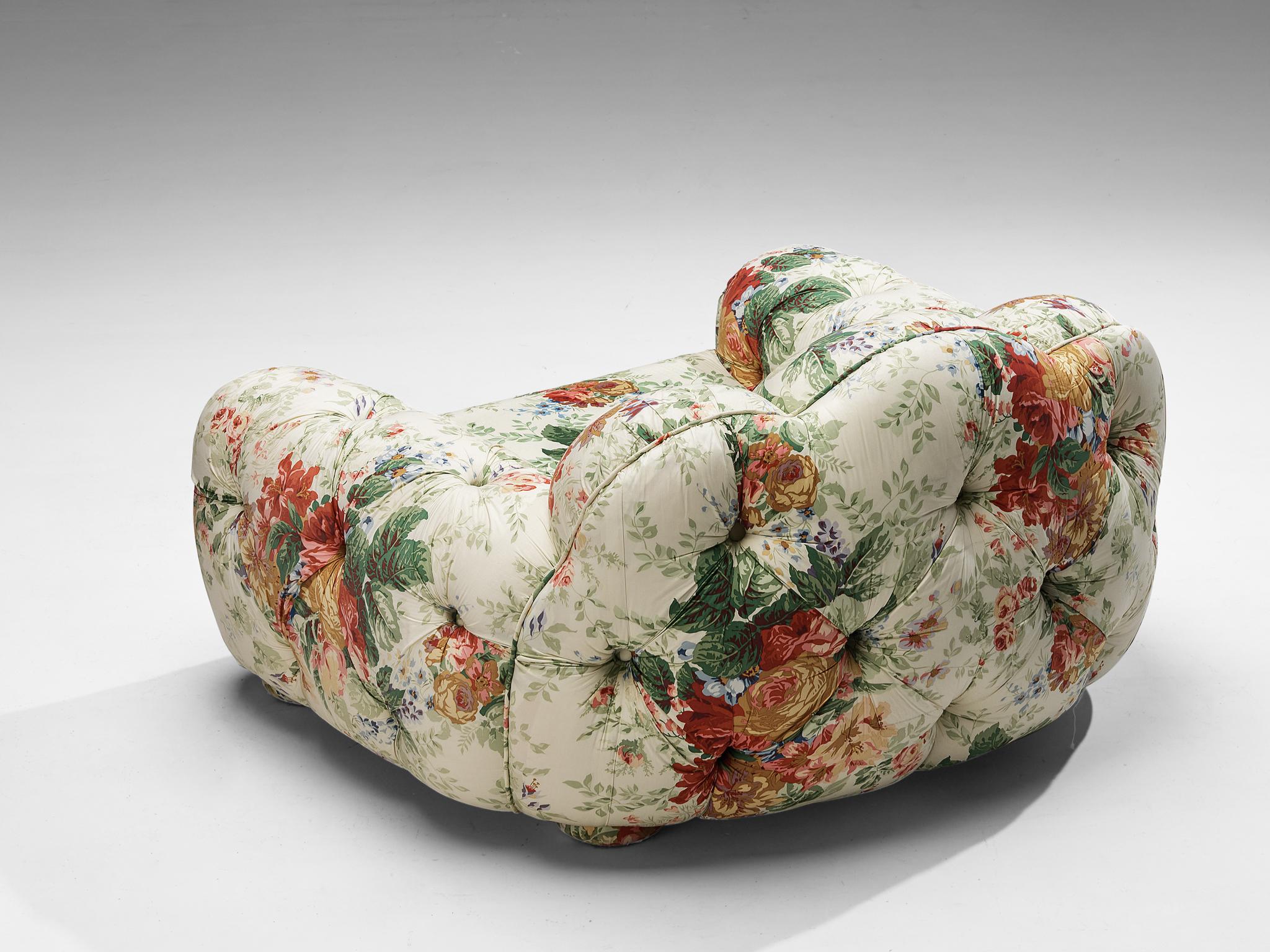Vivai Del Sud 'Superstar' Lounge Chair in Floral Upholstery 3