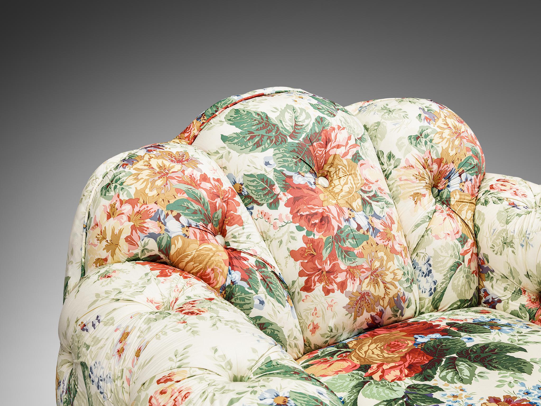 Vivai Del Sud 'Superstar' Lounge Chair in Floral Upholstery 2