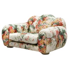 Vivai Del Sud 'Superstar' Lounge Chair in Floral Upholstery