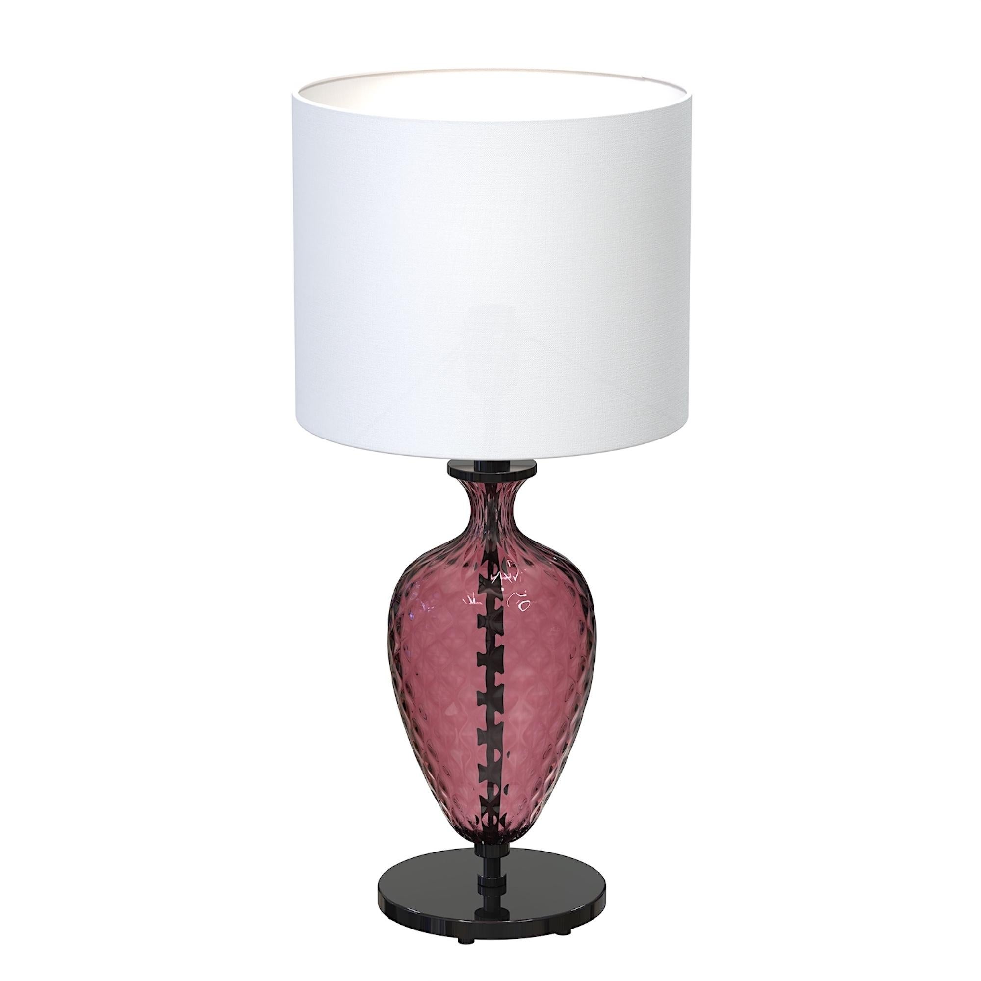 VIVALDI Moderne künstlerische Muranoglas-Tischlampe im Angebot 5