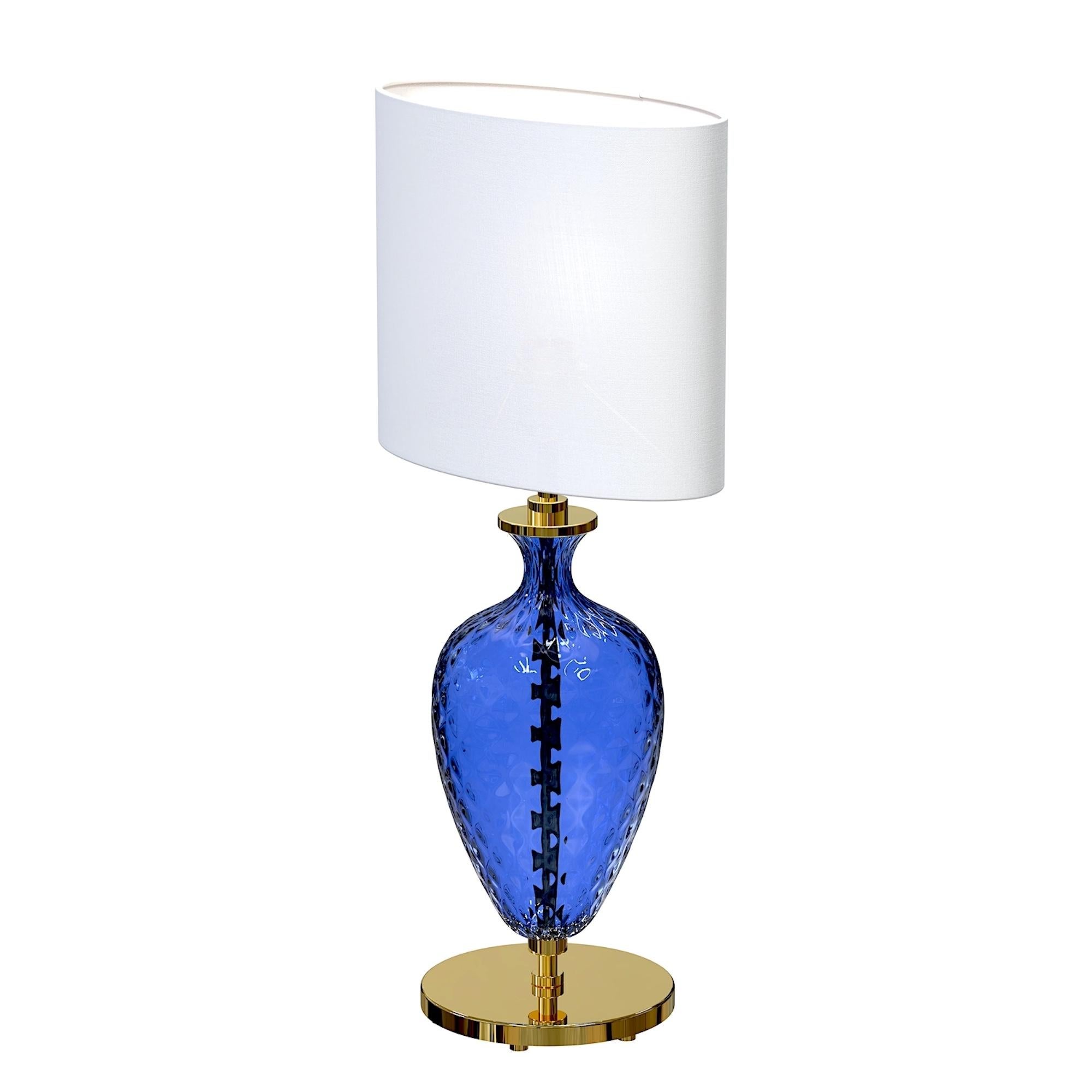 VIVALDI Moderne künstlerische Muranoglas-Tischlampe im Angebot 2