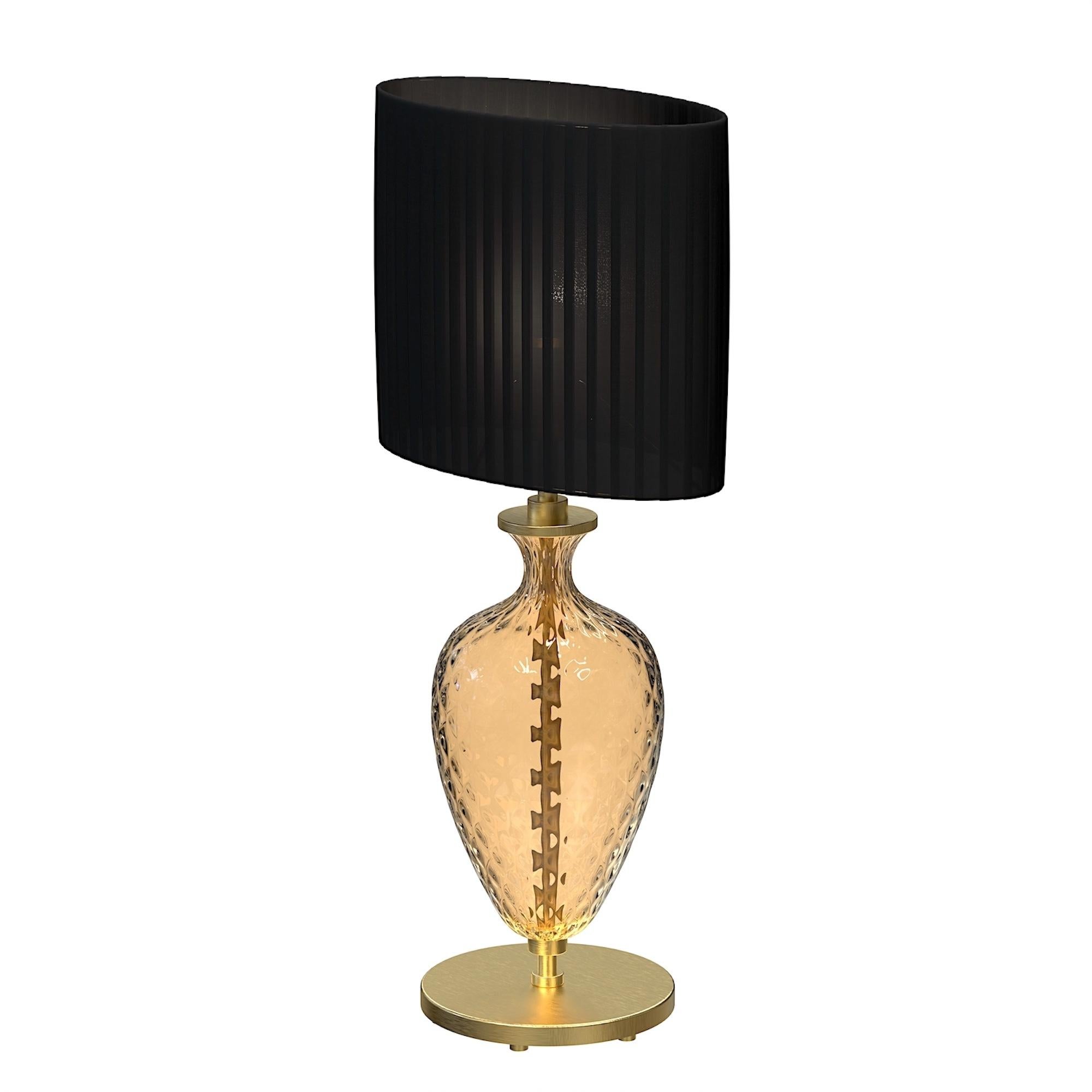 VIVALDI Moderne künstlerische Muranoglas-Tischlampe im Angebot 3
