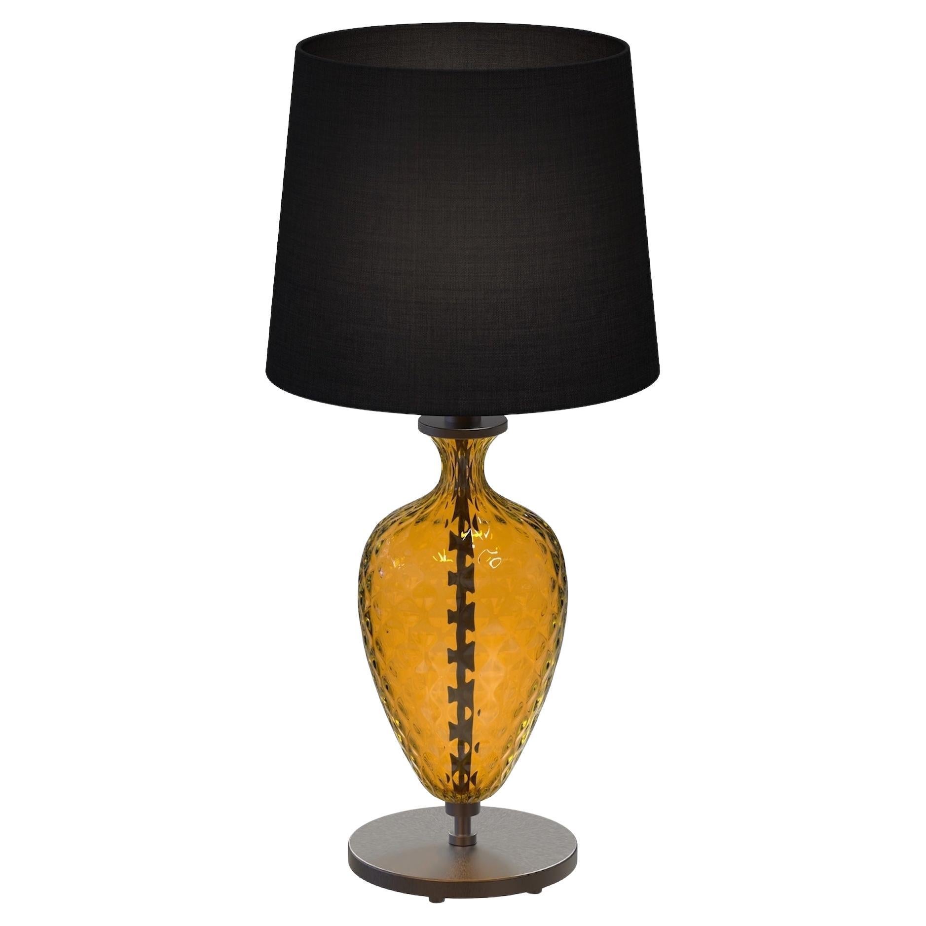 VIVALDI Moderne künstlerische Muranoglas-Tischlampe im Angebot