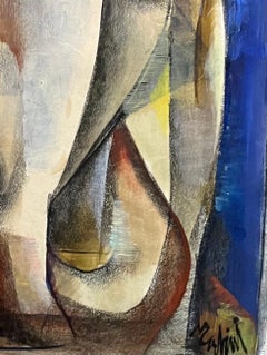 Composizione astratta N°2 di Vivaldo Martini - Olio su tela 60x38 cm