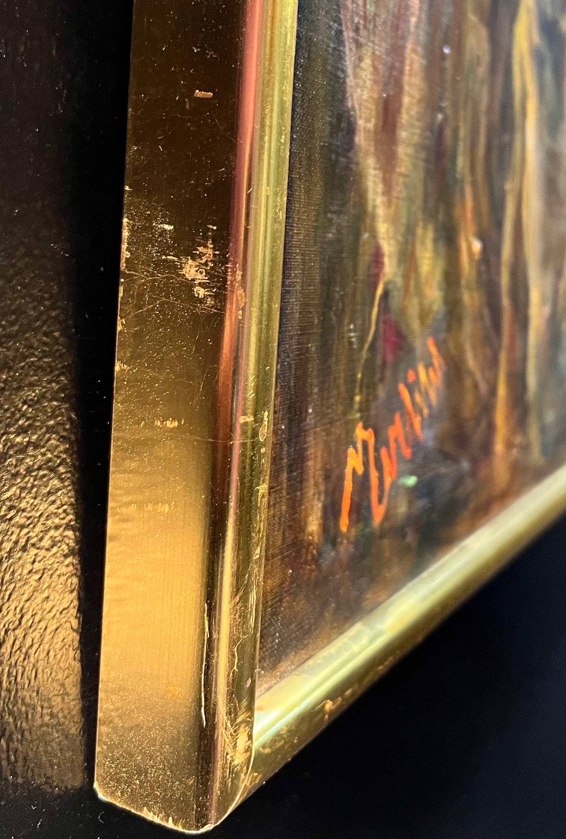 Composizione astratta N°7 di Vivaldo Martini - Olio su tela 73x50 cm in vendita 7