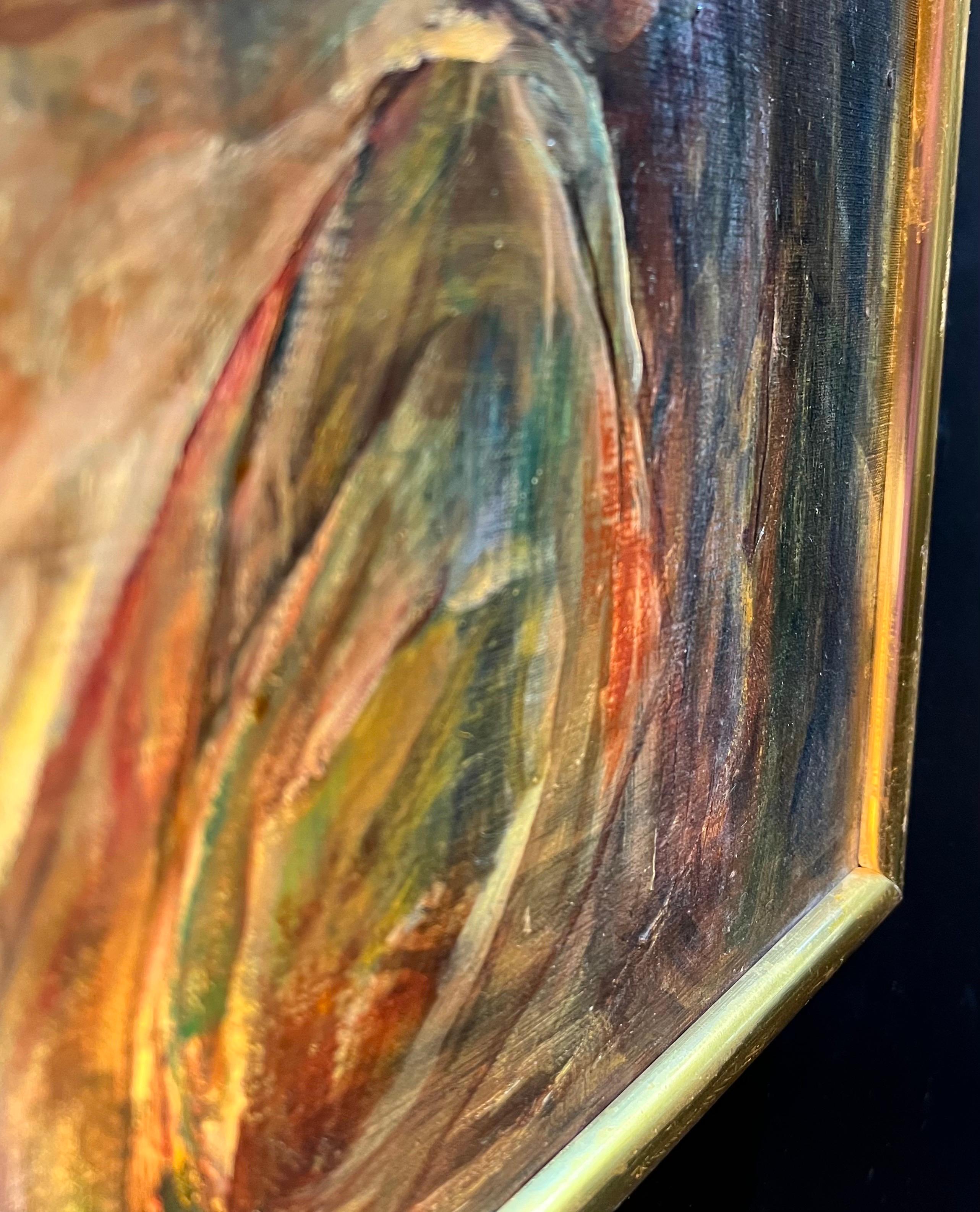 Composizione astratta N°7 di Vivaldo Martini - Olio su tela 73x50 cm in vendita 8
