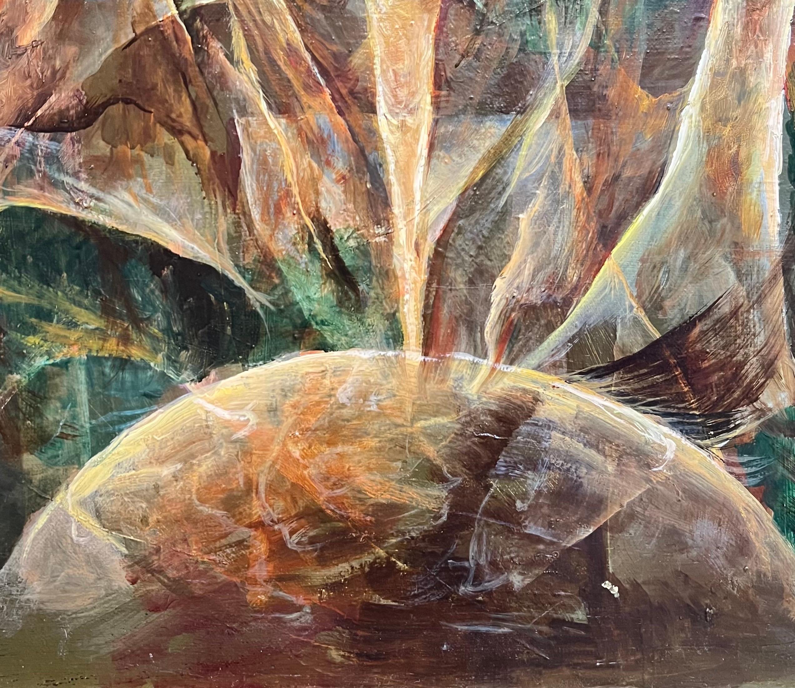Composition abstraite N°8 de Vivaldo Martini - Huile sur toile 64x80 cm en vente 5