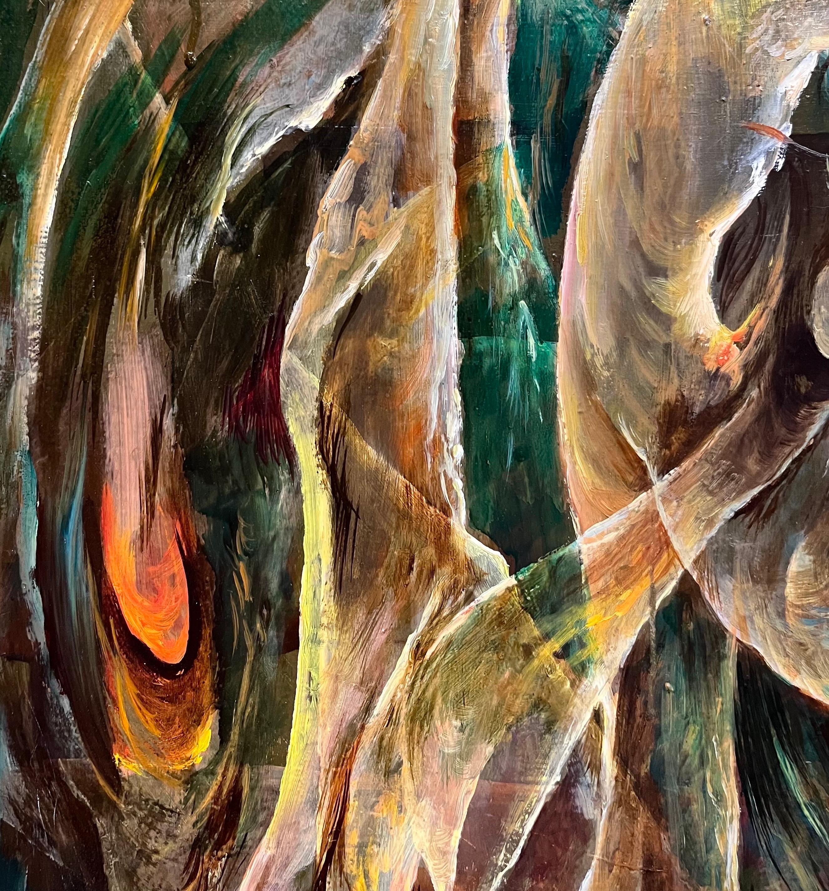 Composition abstraite N°8 de Vivaldo Martini - Huile sur toile 64x80 cm en vente 6